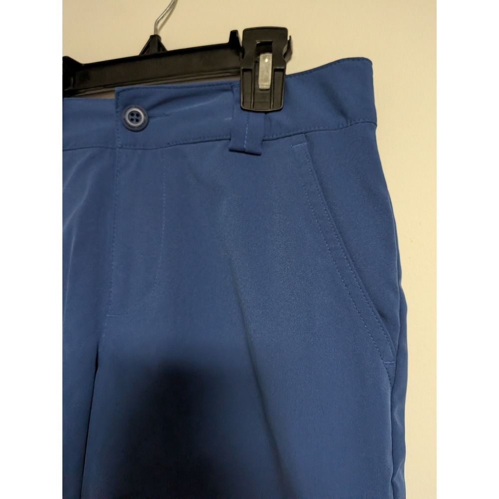 Under Armour Kids Blue Golf Shorts Adjustable Waist Youth Medium YMD JM M Loose - Picture 5 of 13